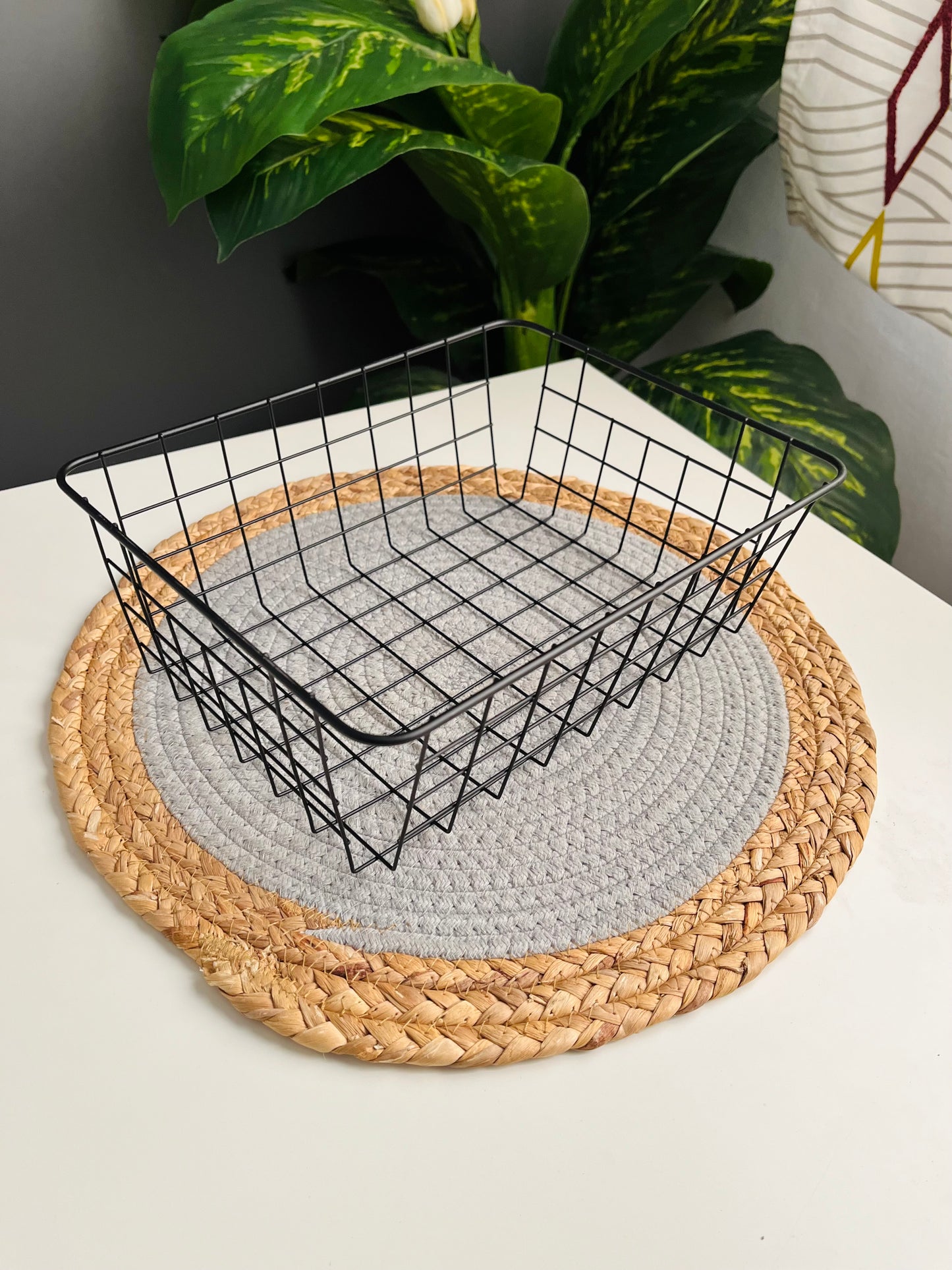 بسكت حديد ساده (اسود) كبير28cm*21cm*10cm