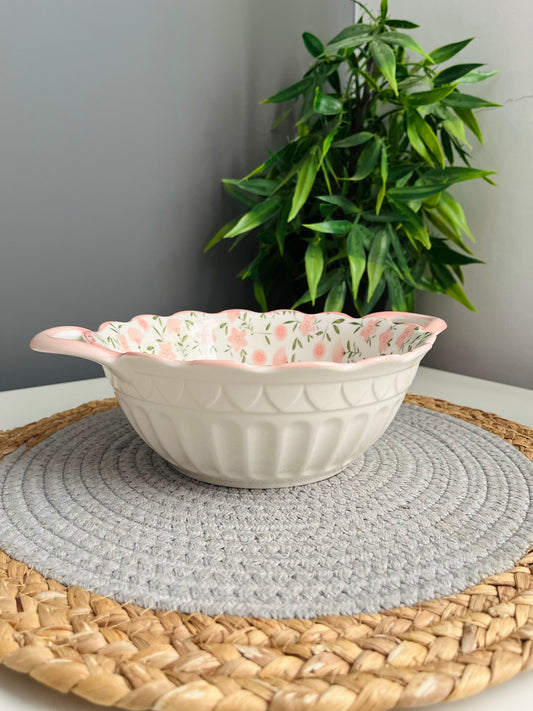 طاجن بورسلين بيد غويط ورد(c135)