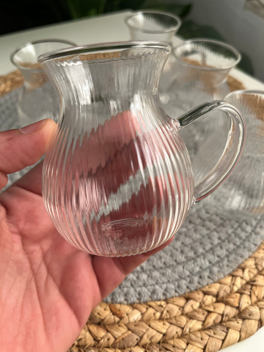 بيركس (مضلع) طقم استكانه ٦ قطع