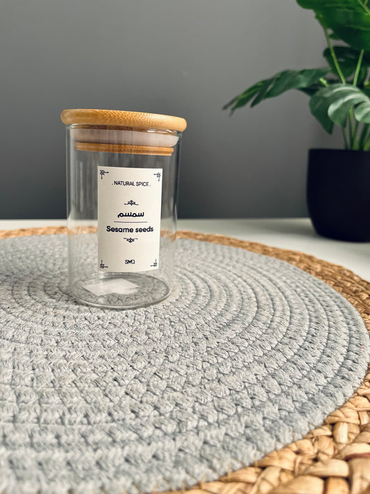 One glass circle jar (per piece)250ml