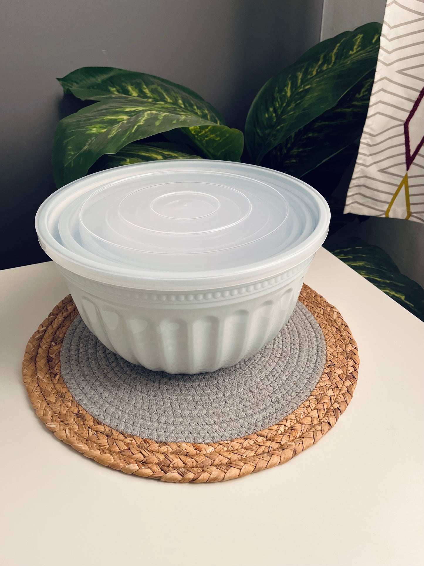 طقم چامبو علب تلاجه (ازرق ) حجم كبير