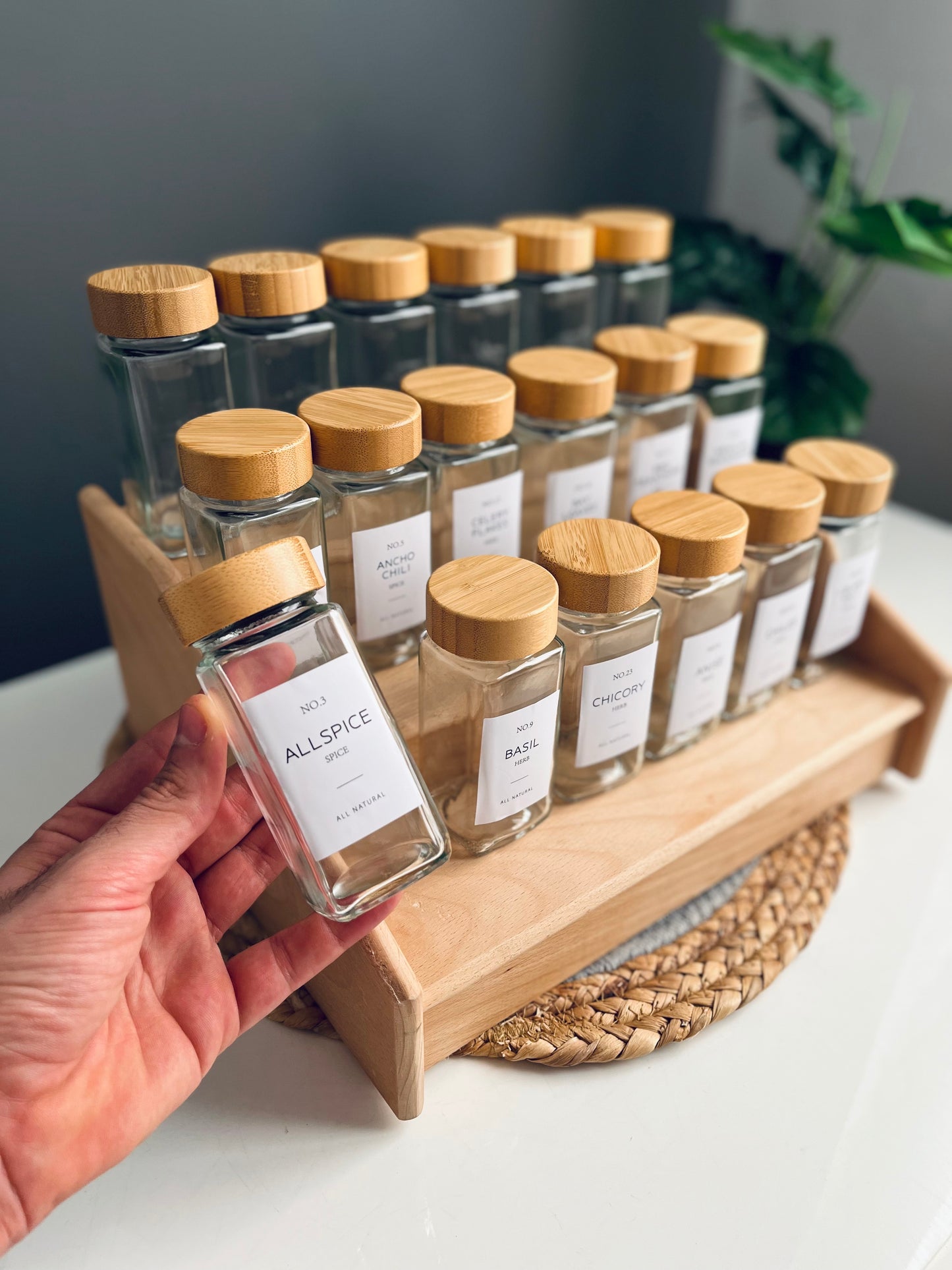 Set of 18 glass jars 150ml +(new staris )