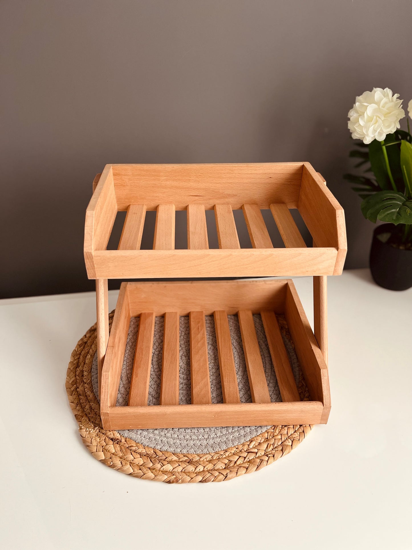 Wooden organizer 2floors
