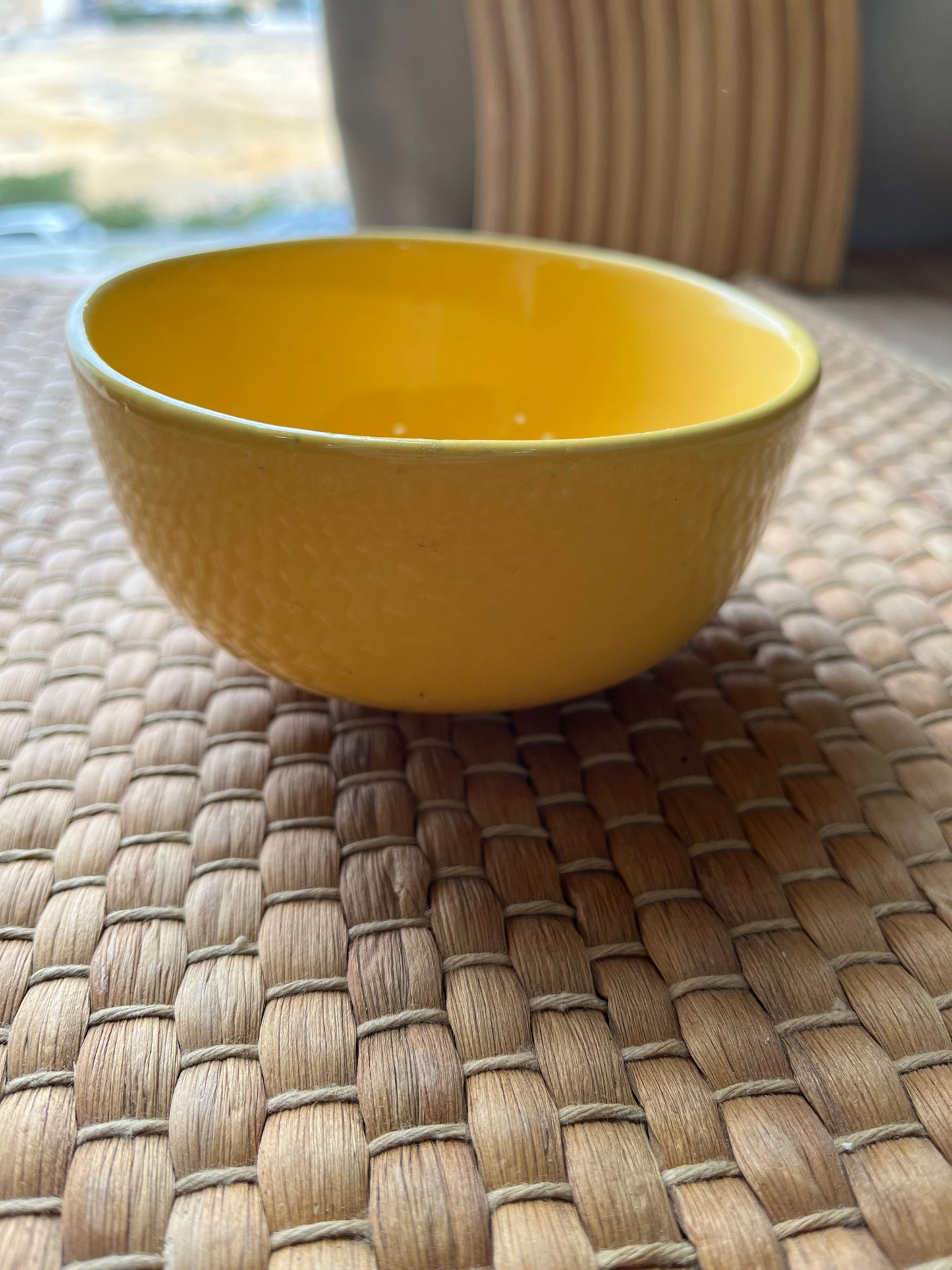 Yellow bowl (F)per piece 10cm*8cm