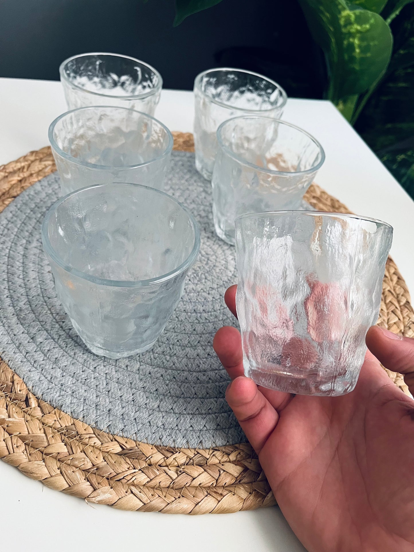 طقم ٦ قطع Ice glass cup (small)