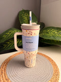 زجاجه OWALA حجم كبير (كود 966)أبيض ورد 1200ml