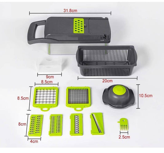 (16 pieces )Green grater [قطاعه خضار]
