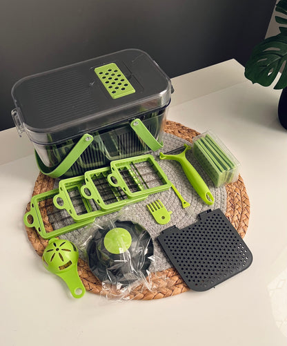 Green grater [قطاعه خضار] 22قطعه