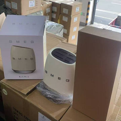 (Code39) منظم سمج+طقم سكاكين ماركه(SMEG)6 قطع