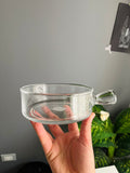 Glass Tajin Pyrex 15 cm  طاچن زجاج بيركس سادة