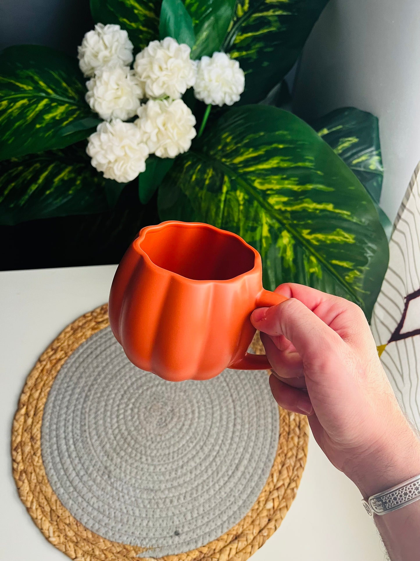 Orange mug (pumpkin)code 1310