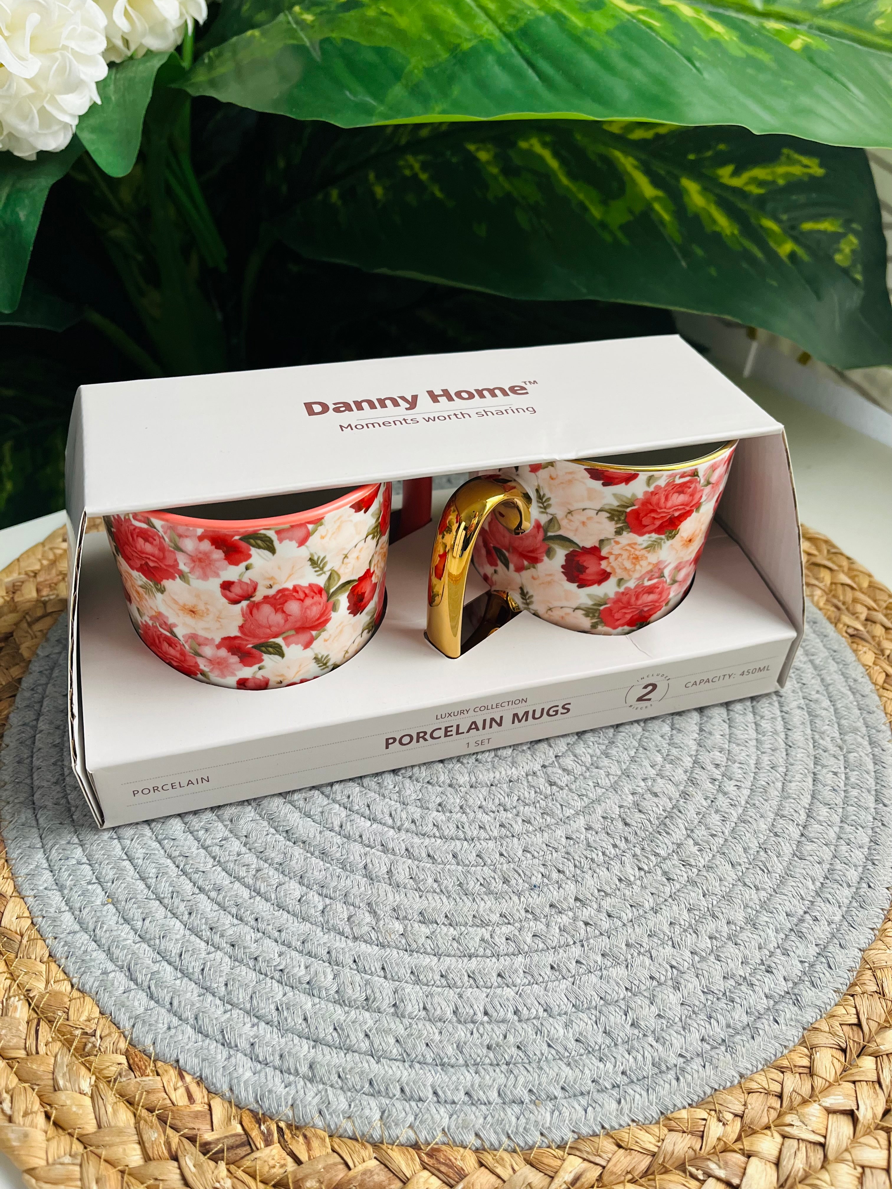 Set of 2 mugs (danny Home) code 53-2 ورده