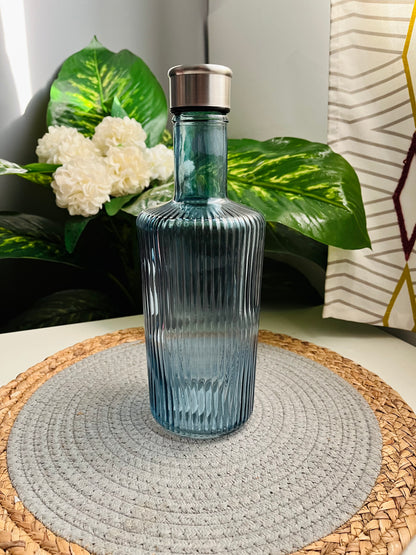 Glass Blue bottle(c326)