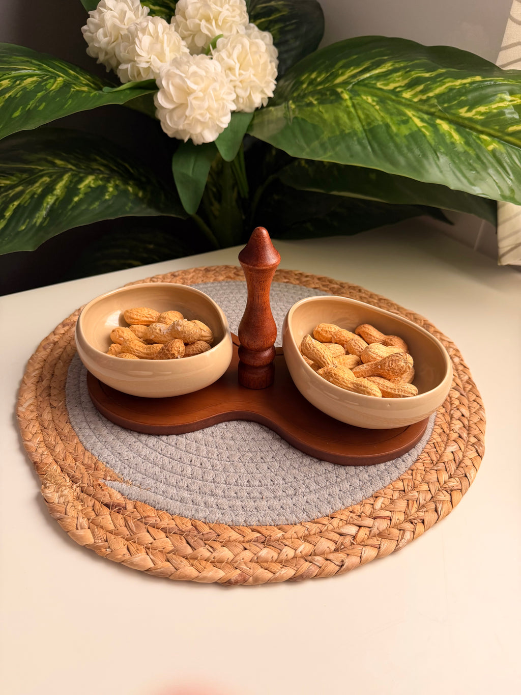 شياله بورسلين بيچ( ٢ طبق بورسلين )(code1605)