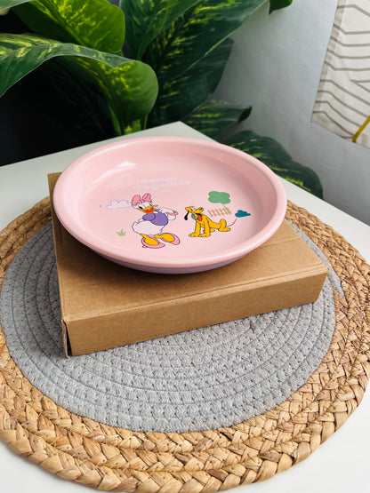 (Copy) ( Code 201VV)طبق بورسلين 21cm(  برتقالى ديزنى  الاصلى)