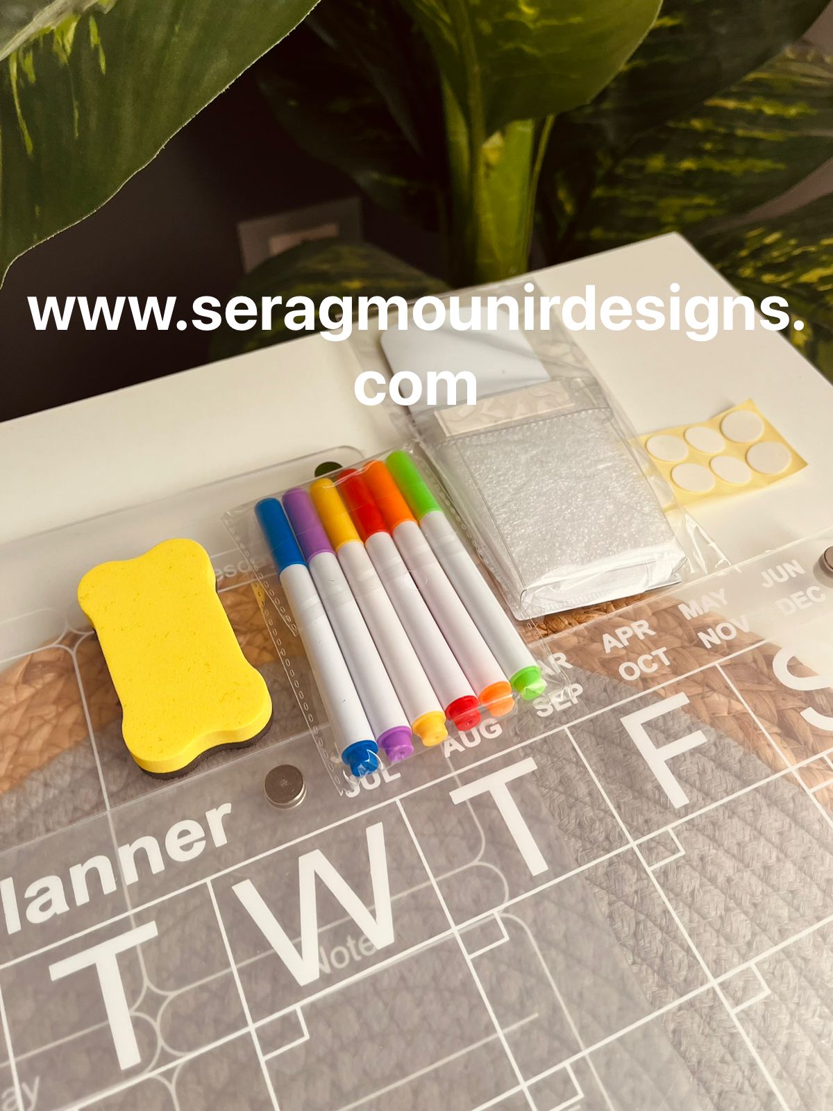 Magnetic board planner