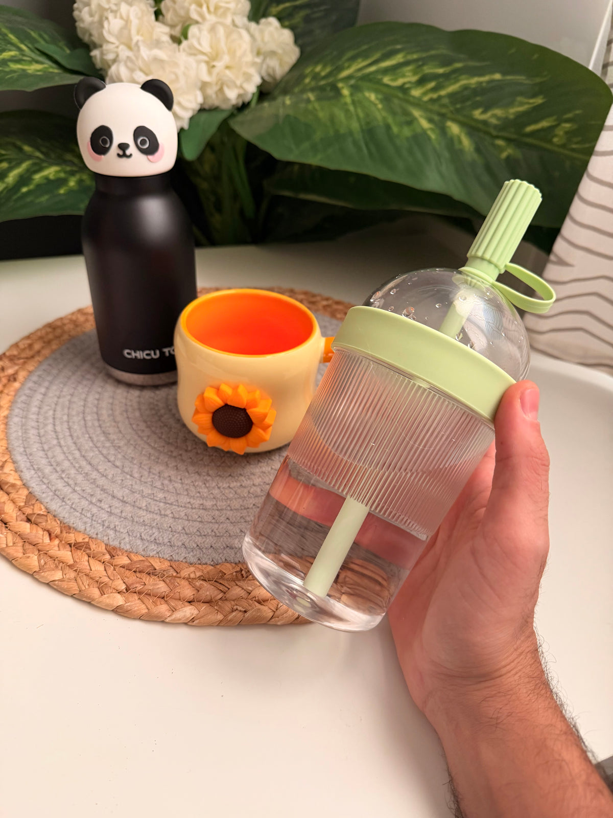 (Bundle)panda bottle-acrylic mug-porcelain mug
