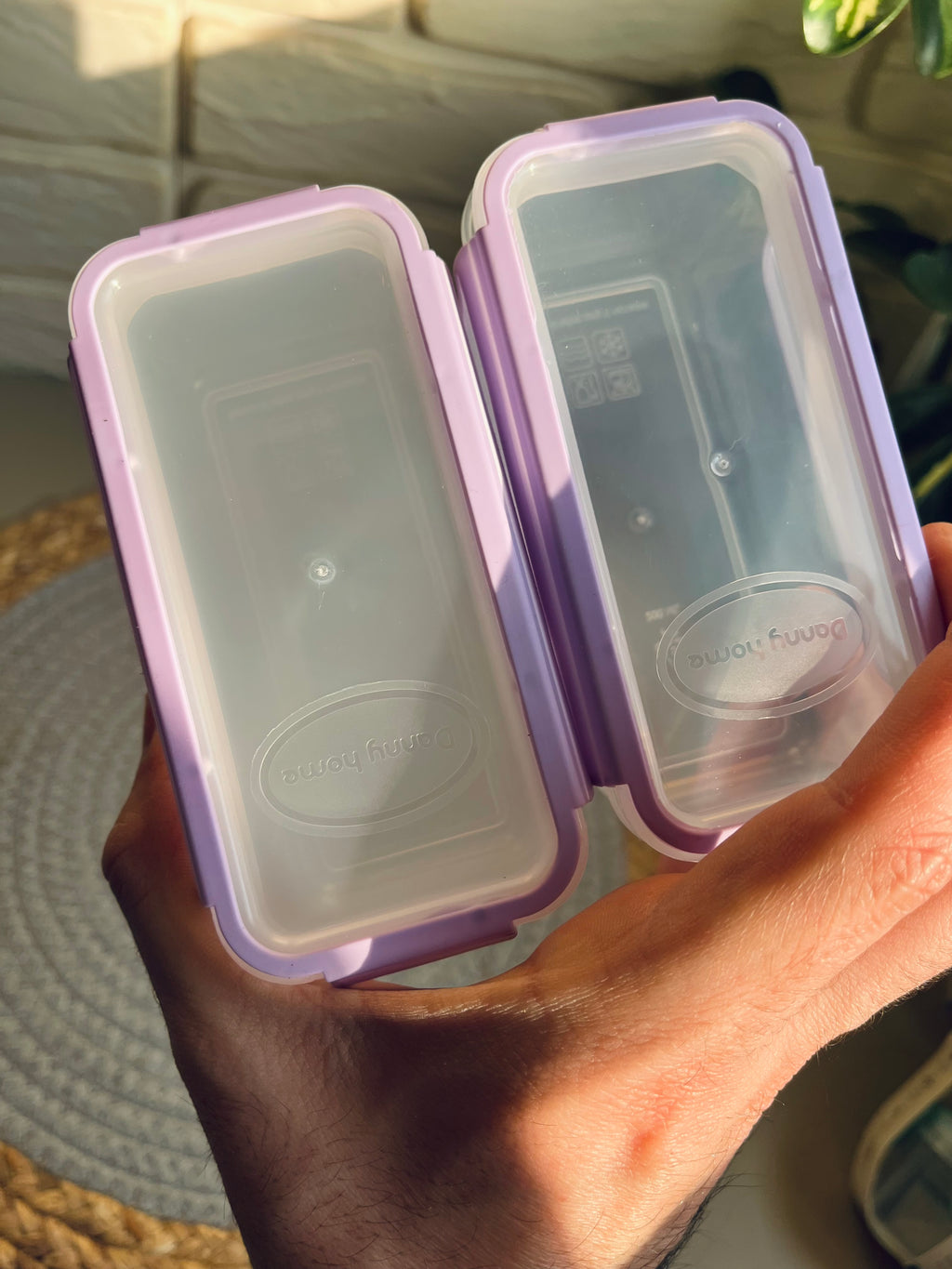 Set of 2 fridge box (danny home) code20(mov) 12.8 × 8.8 × 4.9 cm