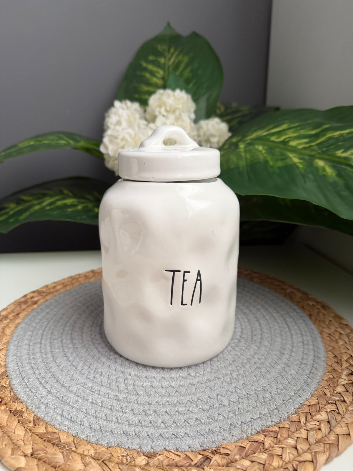 Large TEA JAR porcelain (code453)-1500ml