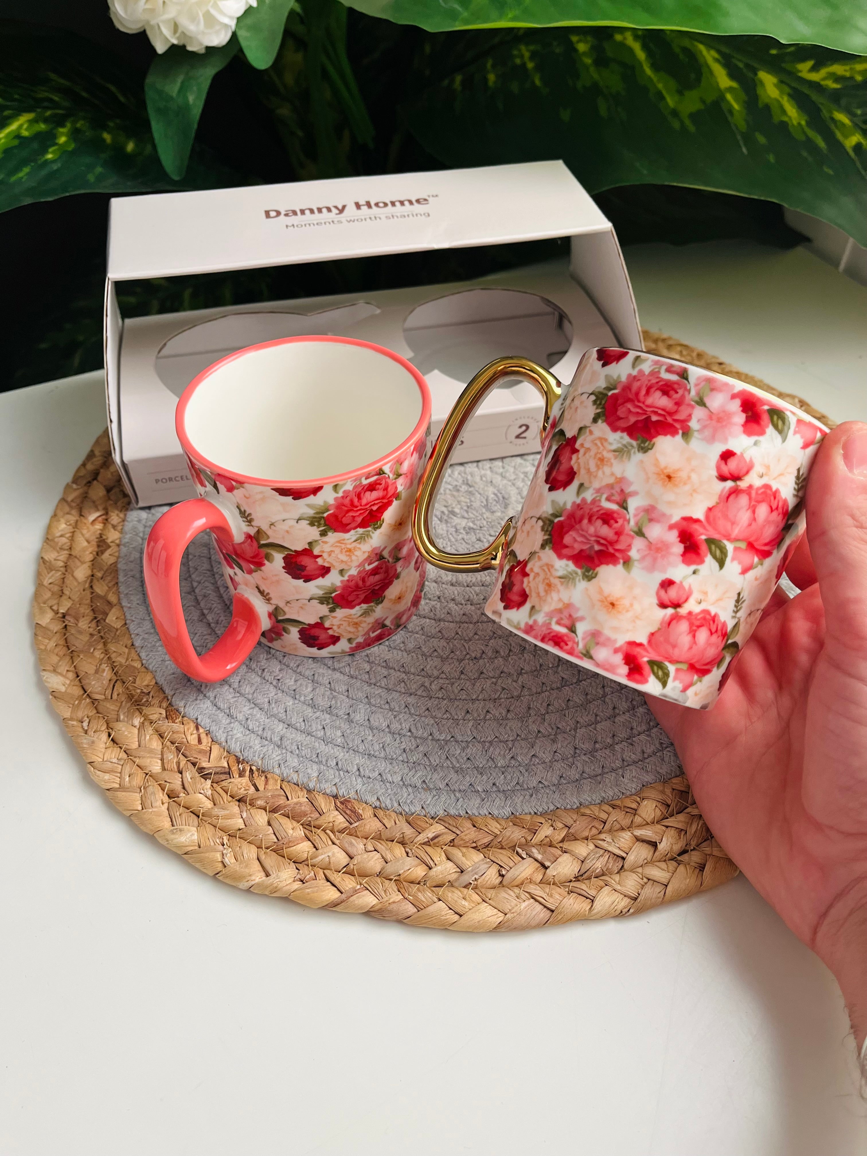 Set of 2 mugs (danny Home) code 53-2 ورده
