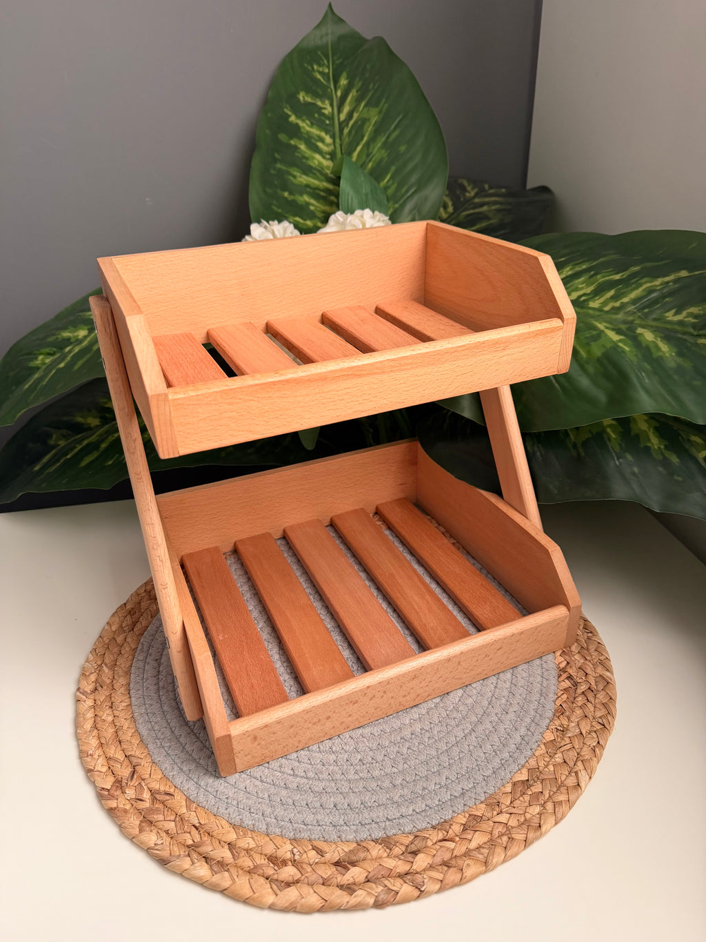 Wooden organizer 2floors