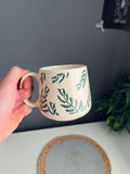 Porcelain mug (green)pattern (code476)