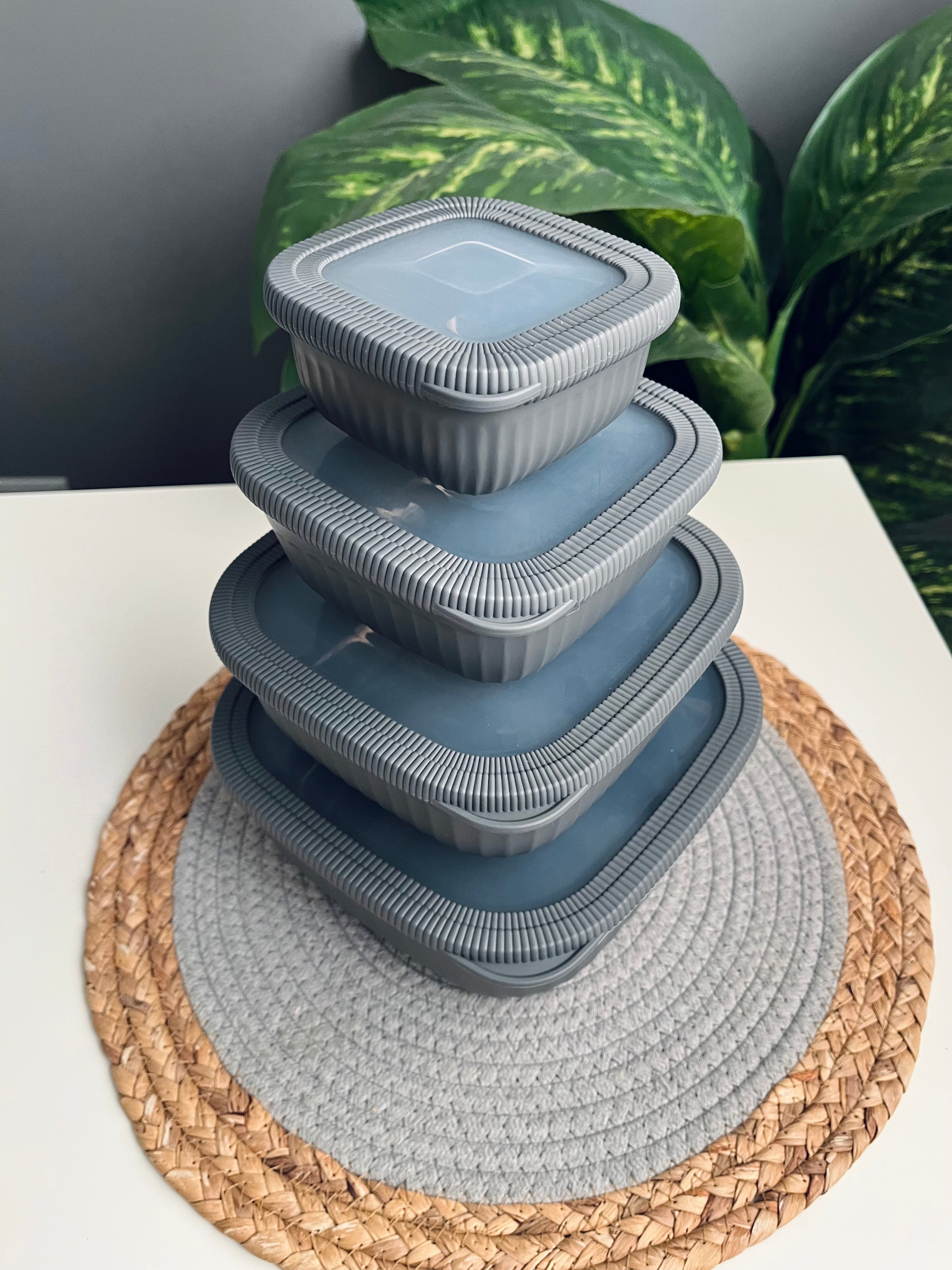 4 fridge box (high quality)(gray) (مربع)code604