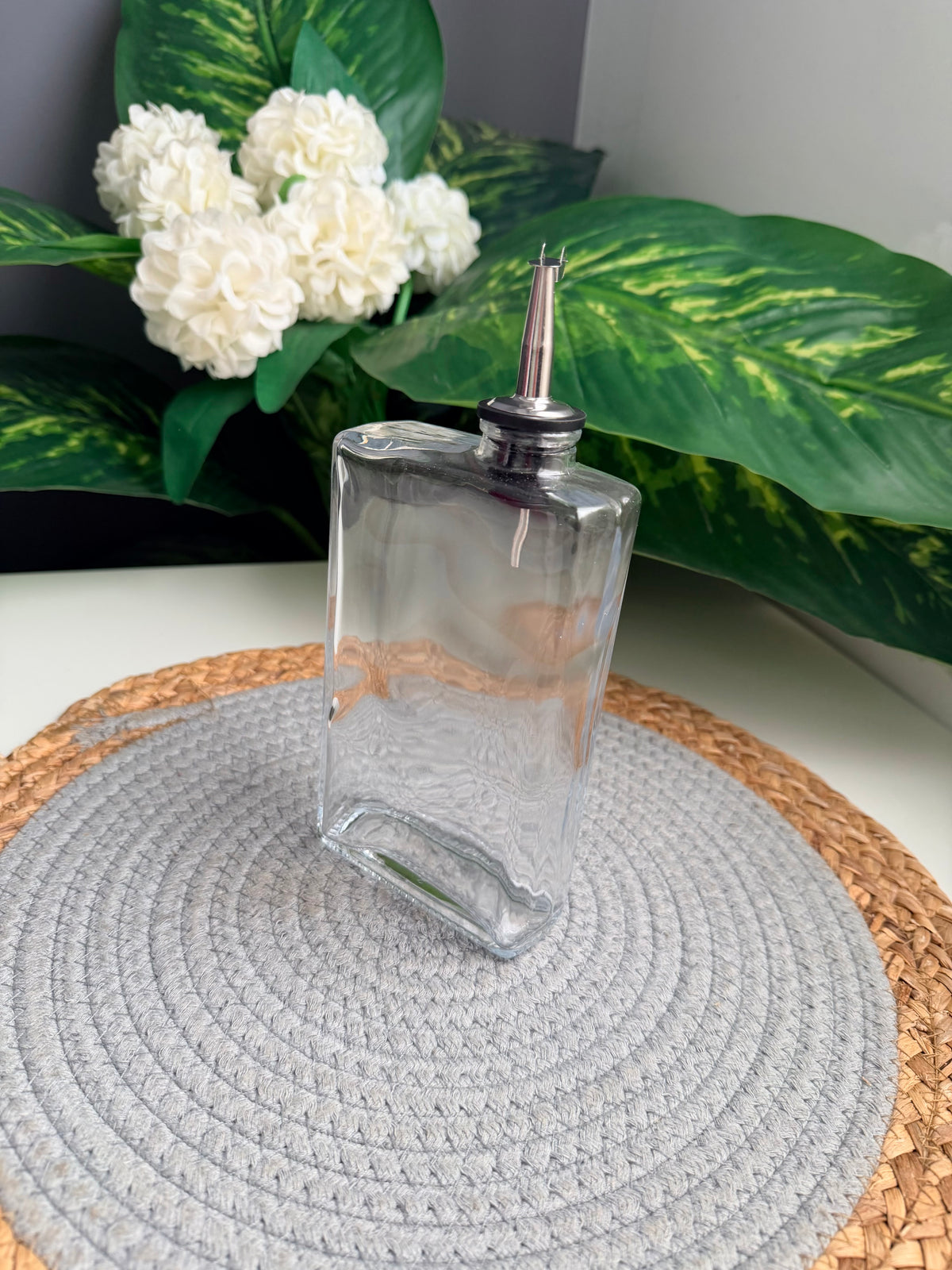 New Oil jar square  (code 294)(سلڤر)