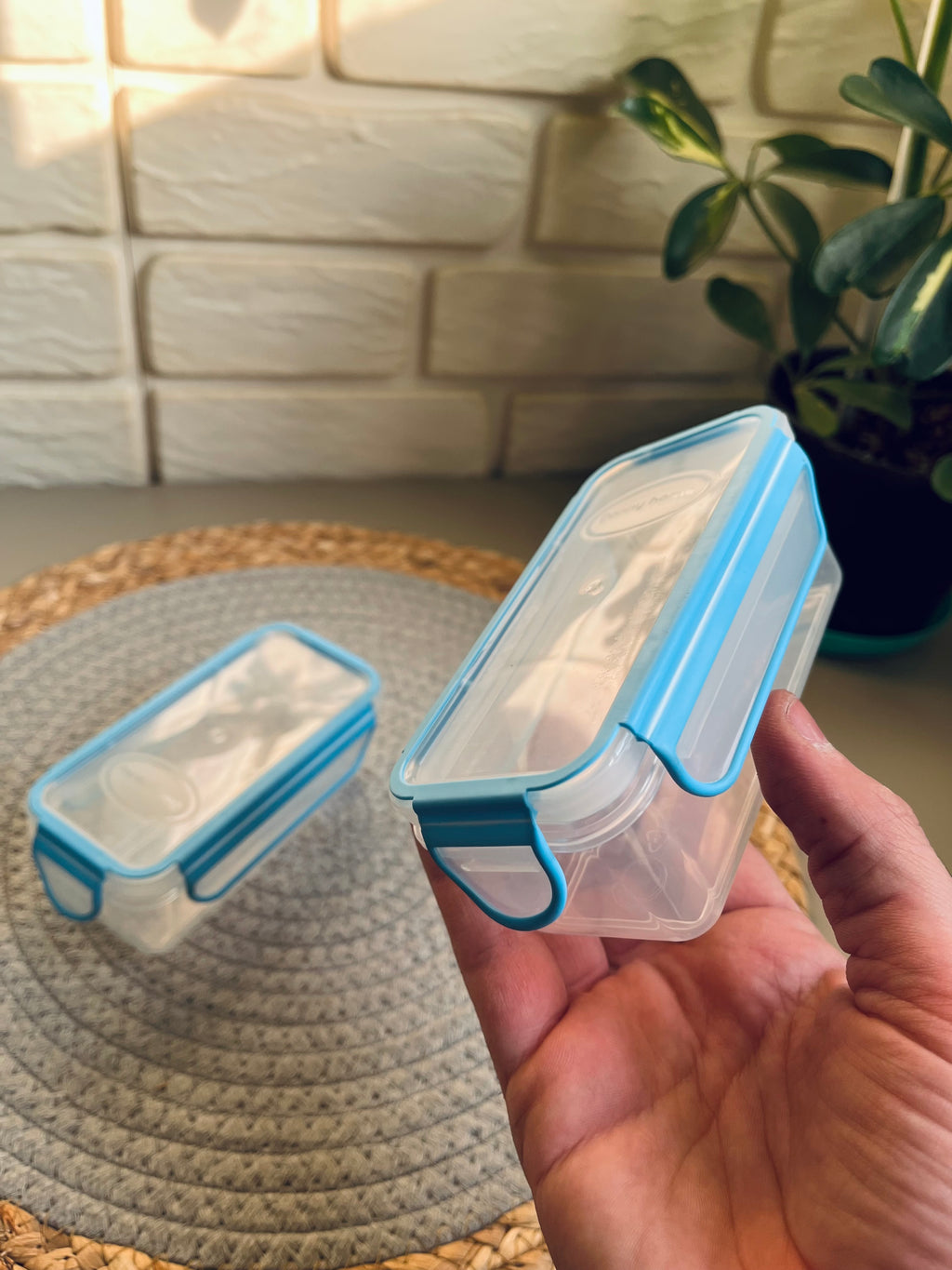 Set of 2 fridge box (danny home) code20(blue) 12.8 × 8.8 × 4.9 cm