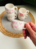 Set of 6 coffee cups (اشكال الصور)cod 1291