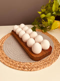 حامل بيض من الخشب الطبيعى (12eggs)