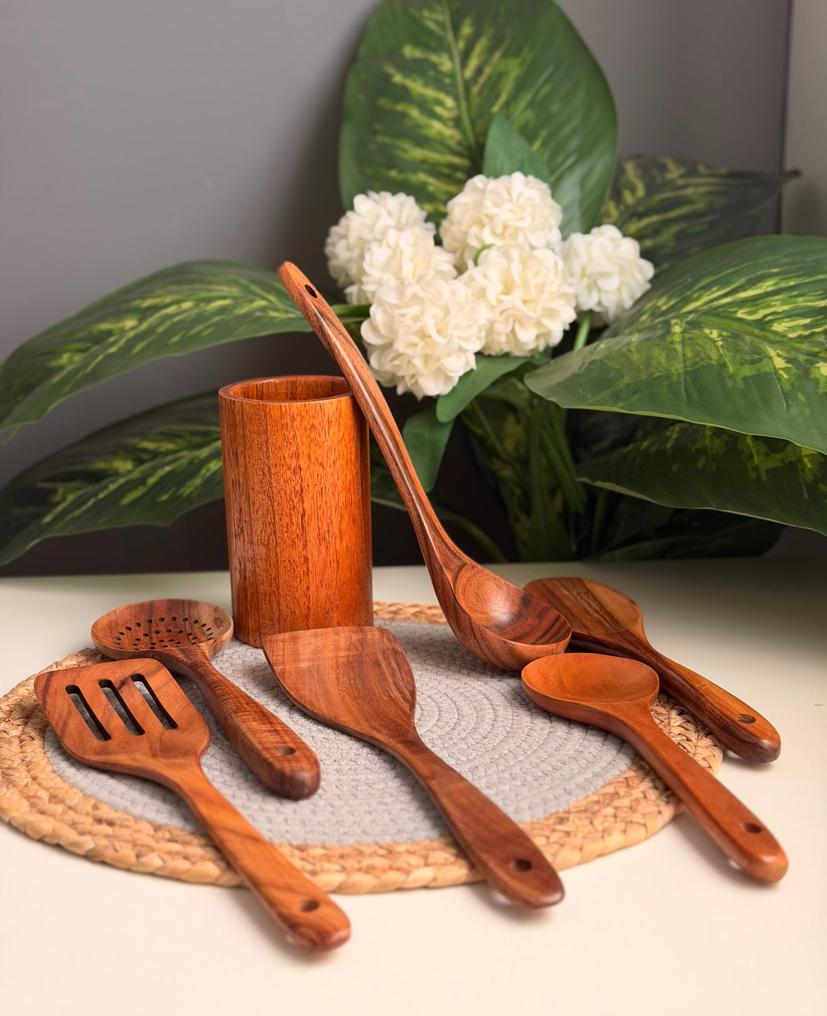 Set of 7 pieces wooden(code360)