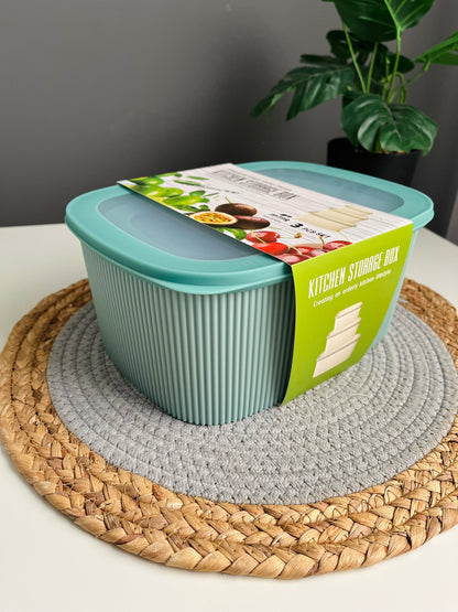 (Green) 3 Large fridge box (high quality)