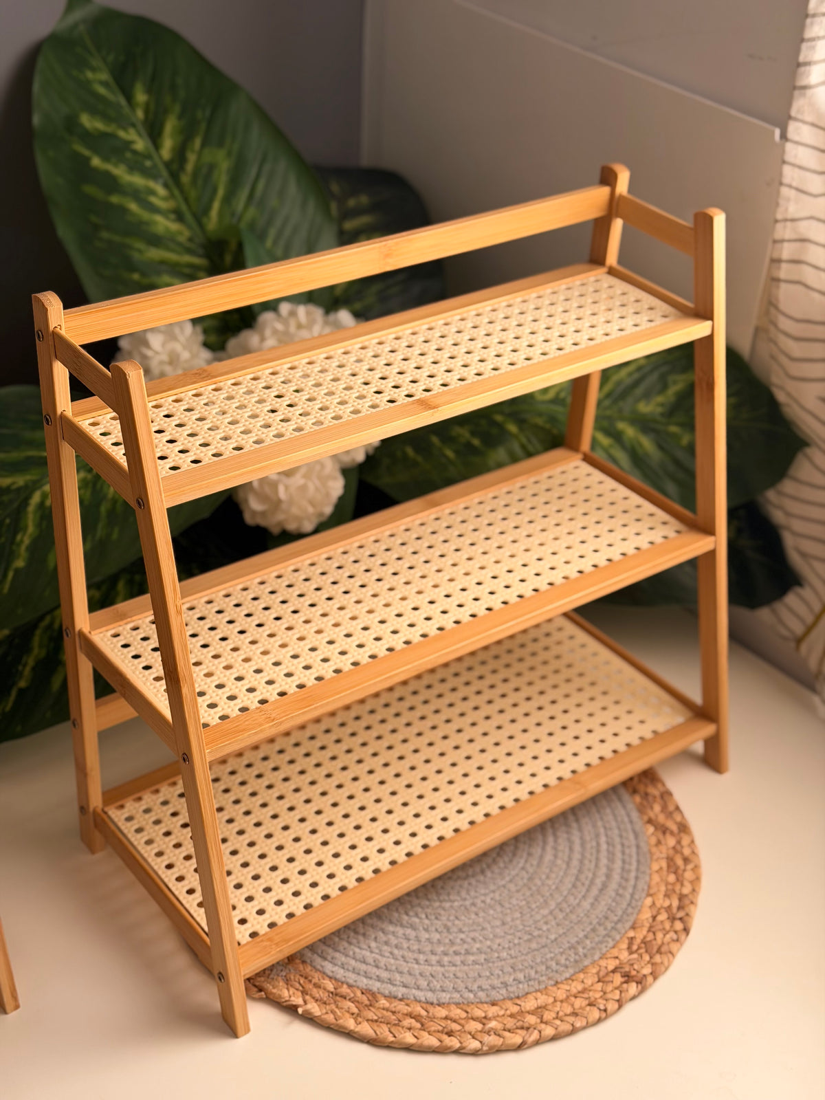 ٣ دور عريض (ratan)bamboo organizer (code351)