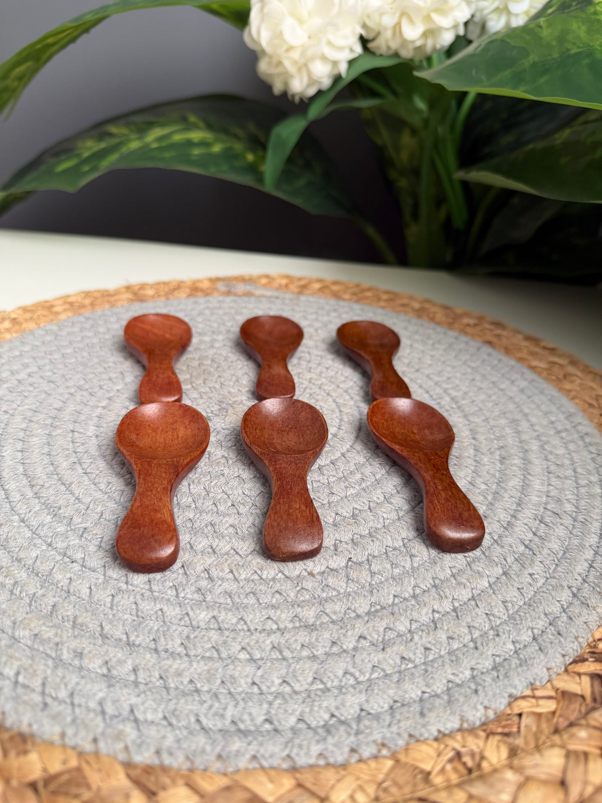 spices spoons طقم ملاعق 6 قطع غامق (جديد) code 270