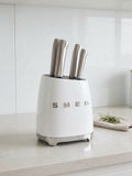 منظم سمج+طقم سكاكين ماركه(SMEG)6 قطع (أبيض)