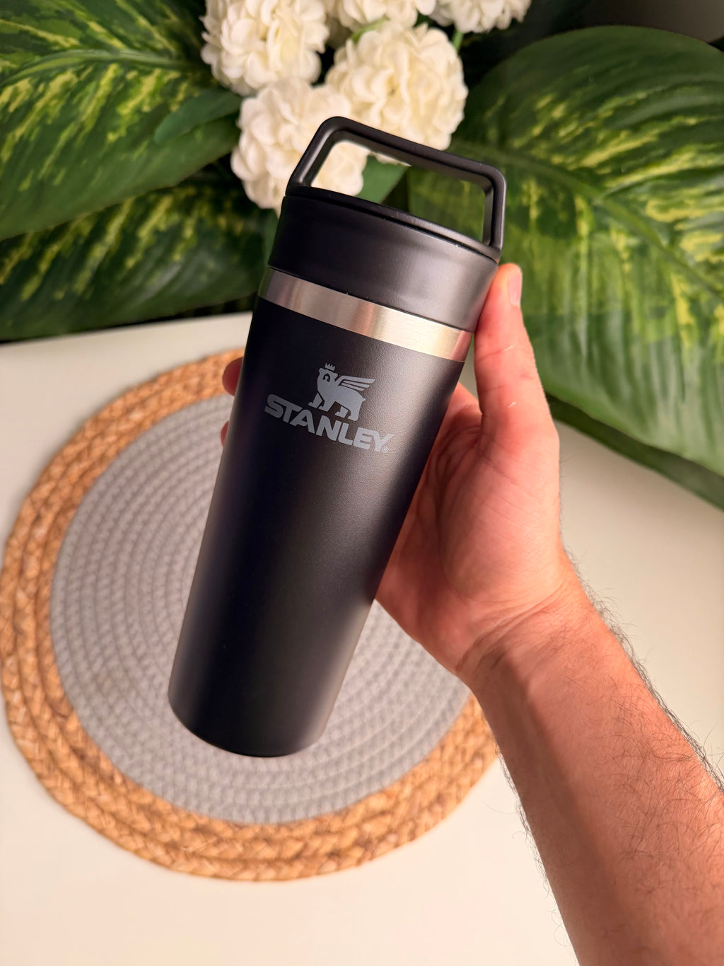 مج (استانلى كبير) (أسود)(473ml)