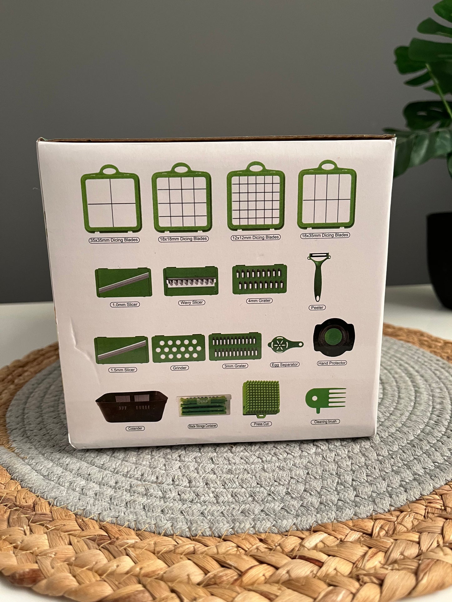 Green grater [قطاعه خضار] 22قطعه