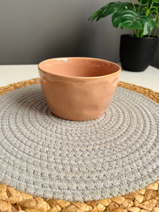 Light pink bowl بولة مطبقه بينك (جديد)