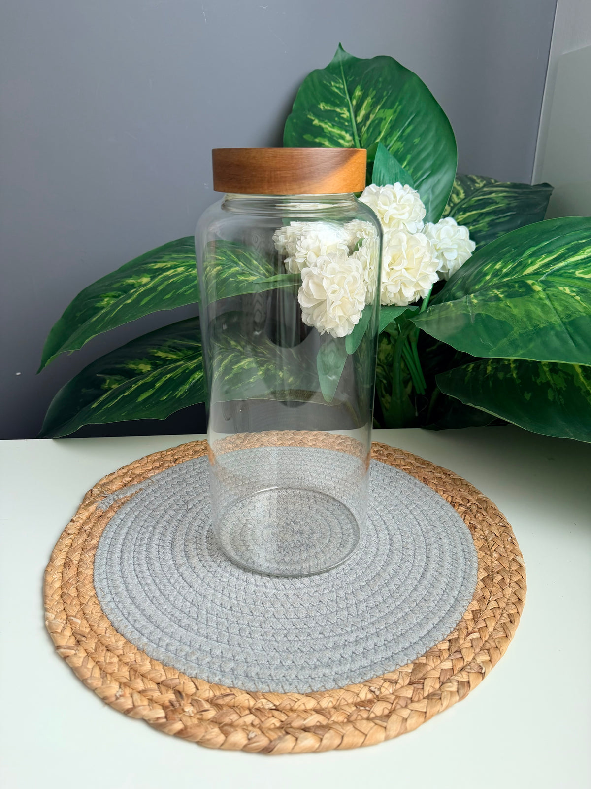 X Large glass (new) (code314)(30cm) غطاء غامق
