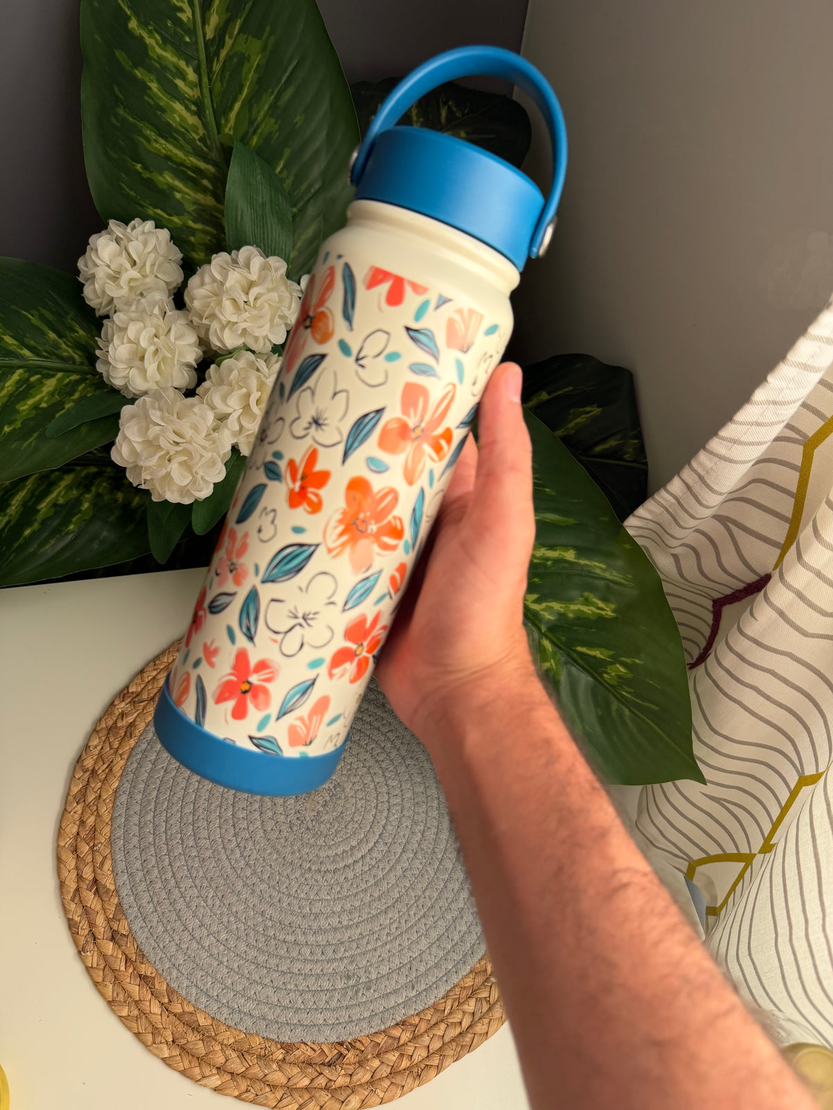 Stainless steel bottle 800ml(codeF1830)blue
