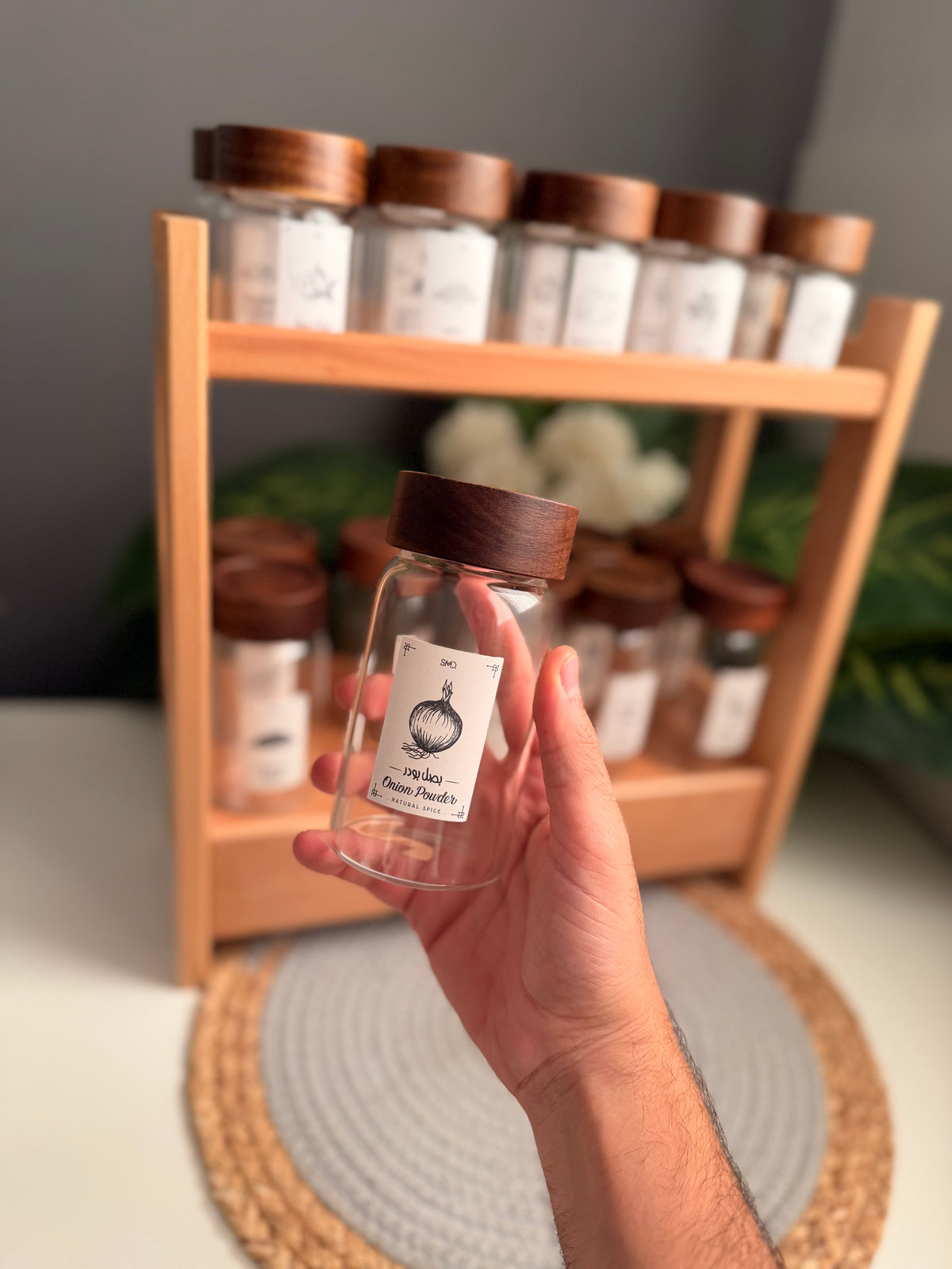 Set of (20)glass 250ml+200ml +Organizer with drawer