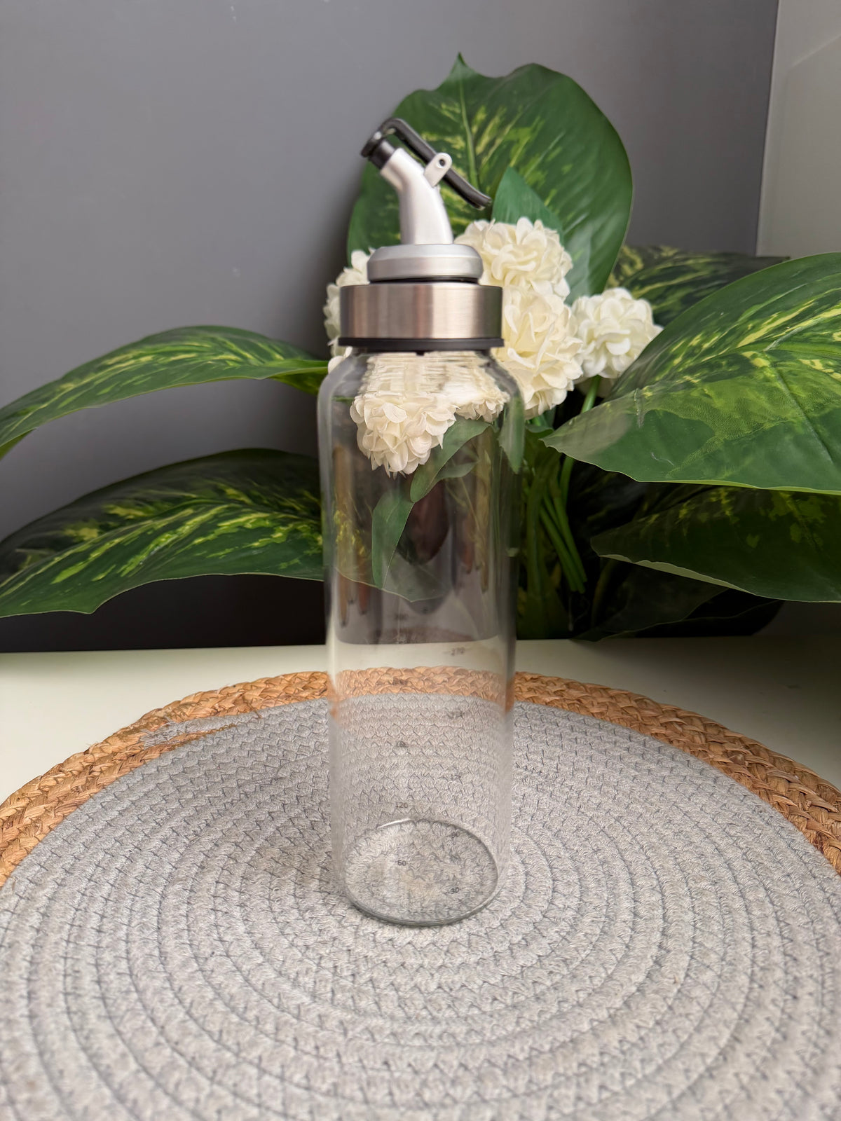 Glass Oil bottle (500ml) code332-معيار