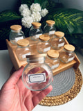 SET OF 9 glass jars +stairs 200ml (code1966-86)