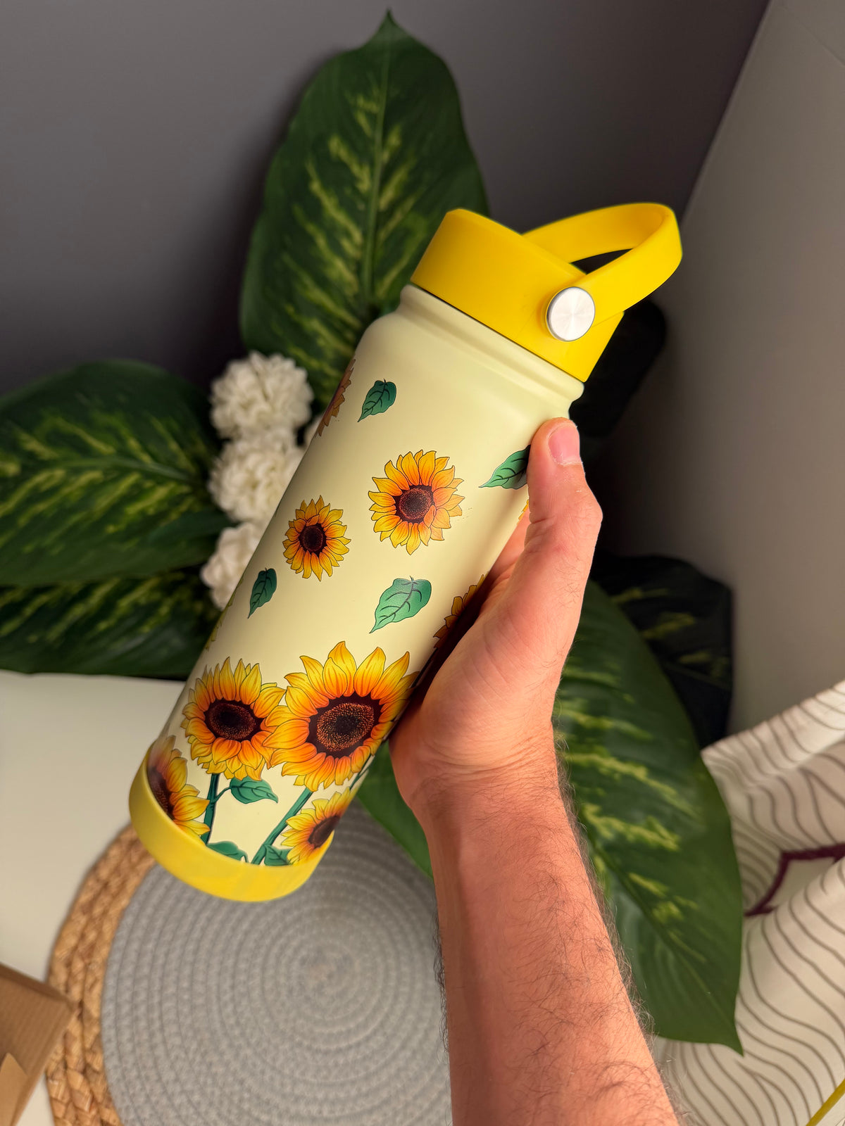 Stainless steel bottle 800ml(codeF1830)Yallow