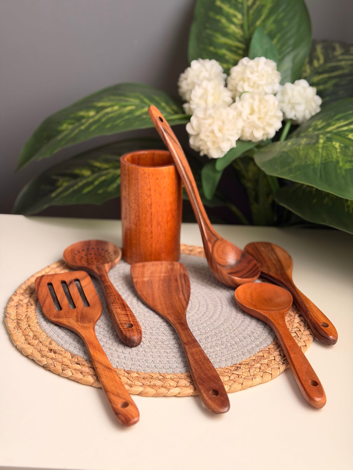 Set of 7 pieces wooden(code360)
