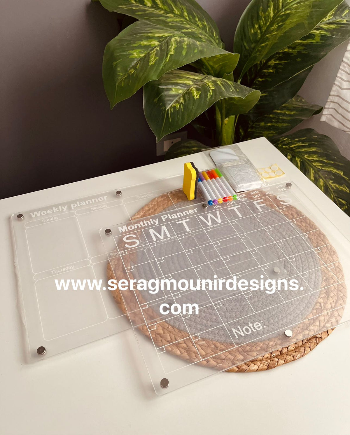 Magnetic board planner