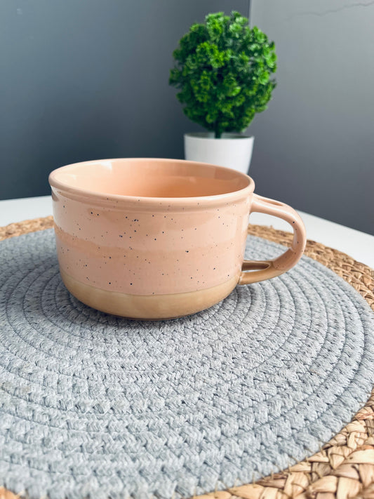 Large Soup mug Pink مج شوربه كبير بينك