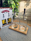 Set oil & vinegar+holder (danny home)code1900-80