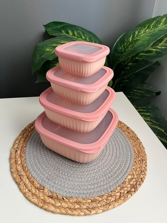 4 fridge box (high quality)(pink) (مربع)code604
